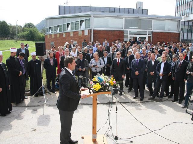 Opening of SENSE - Documentation center Srebrenica, Potočari