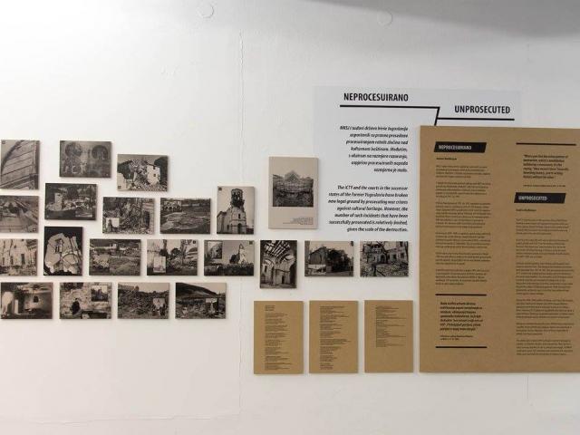 Targeting Monuments, exhibition at Glipoteka, Zagreb