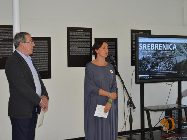 "Srebrenica - Genocide in Eight Acts" interactive narrative, presentation in Sarajevo