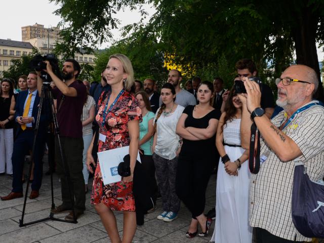 The exhibition "Targeting Monuments" opens in Sarajevo