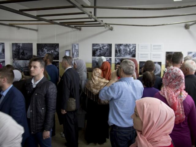 Exhibition at the Primary school in Ahmići