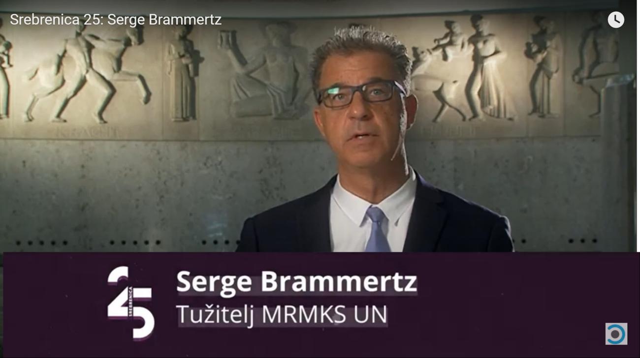 Serge Brammertz, Chief Prosecutor IRMCT