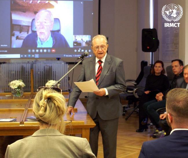 Judge Carmel Agius opening remarks at the launch of the ICTY Oral History Project